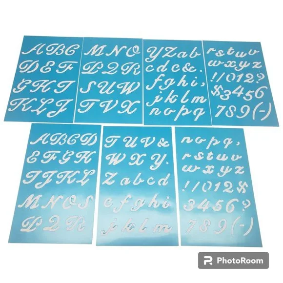 Letter stencil sets - Picture 3 of 5
